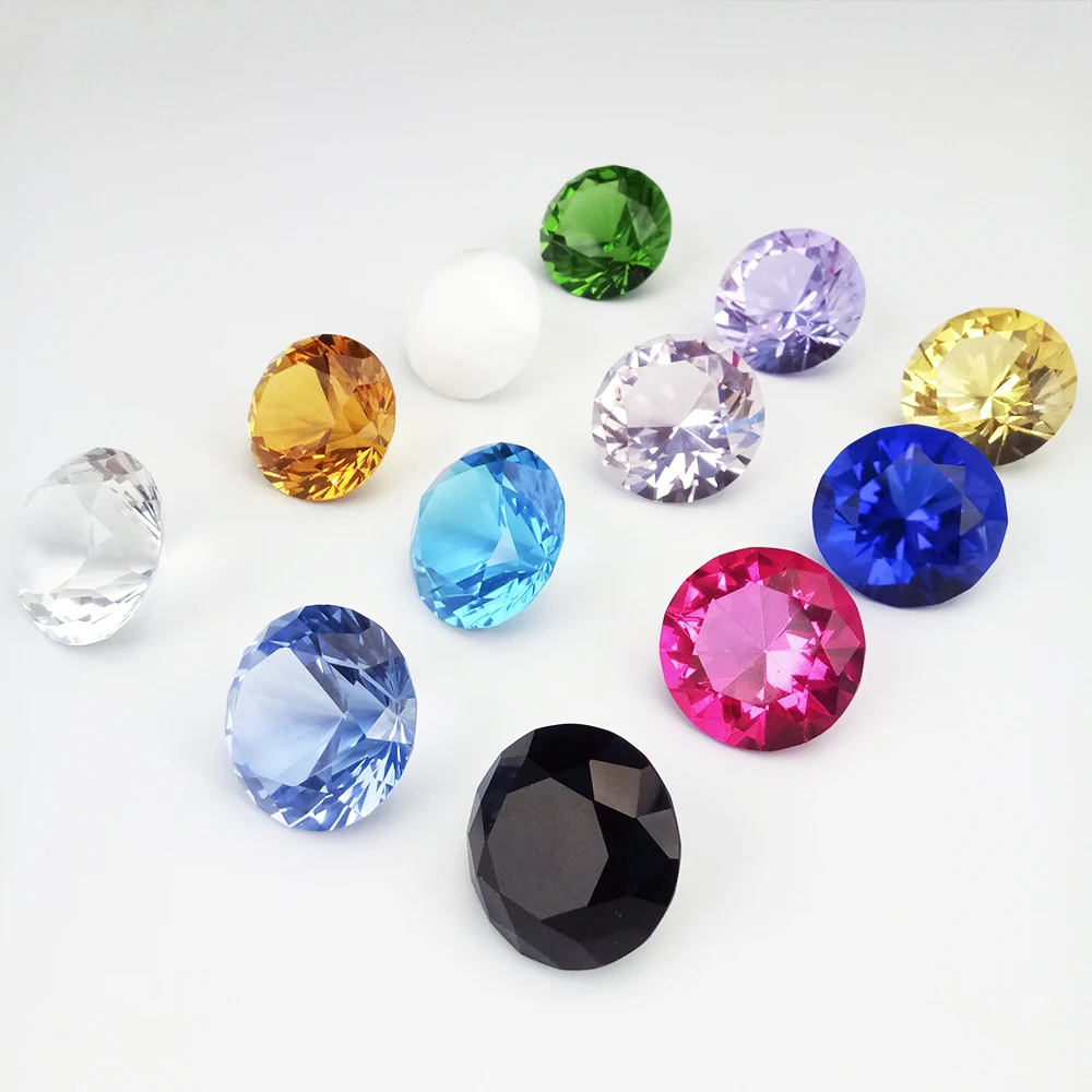 1pc Mix Color Quartz Crystal Glass Single Diamond Paperweights Crystal Feng Shui Crystals Craft For Home Wedding Vase Decor Gift
1pc Mix Color Quartz Crystal Glass Single Diamond Paperweights Crystal Feng Shui Crystals Craft For Home Wedding Vase Decor Gift