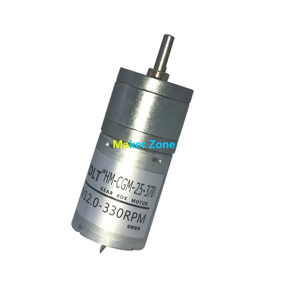 12V 330 об/мин двигатель CGM25 370 постоянного тока высокая Скорость металл мотор