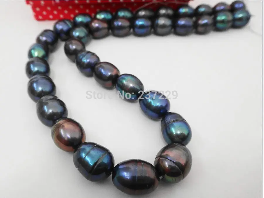 HOT## Wholesale price FREE SHIPPING^^^^HUGE 18"10X12.5MM NATURAL TAHITIAN GENUINE BLACK PEACOCK BLUE PEARL NECKLACE
HOT## Wholesale price FREE SHIPPING^^^^HUGE 18"10X12.5MM NATURAL TAHITIAN GENUINE BLACK PEACOCK BLUE PEARL NECKLACE