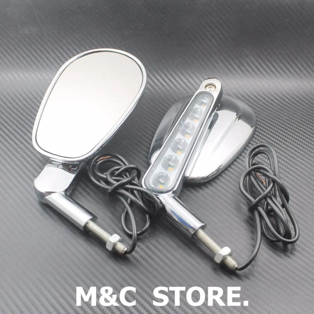 Chrome Motorcycle Rear View Mirrors LED Turn Signals Orange Light Case for Harley V-ROD V ROD VRSCF
Chrome Motorcycle Rear View Mirrors LED Turn Signals Orange Light Case for Harley V-ROD V ROD VRSCF