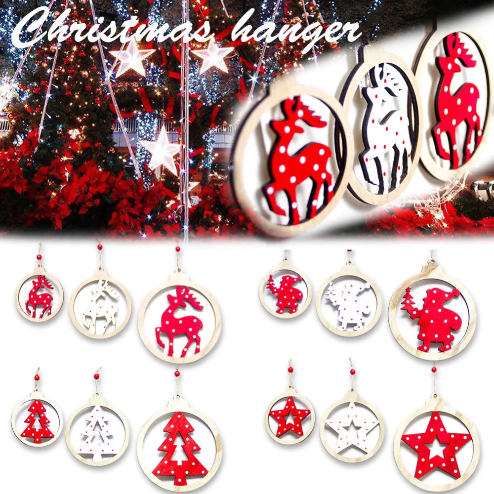 3PCs/Set New Year Wooden Christmas Ornaments Rustic Christmas Tree Decoration Pendant Christmas Gifts Tags Crafts
3PCs/Set New Year Wooden Christmas Ornaments Rustic Christmas Tree Decoration Pendant Christmas Gifts Tags Crafts