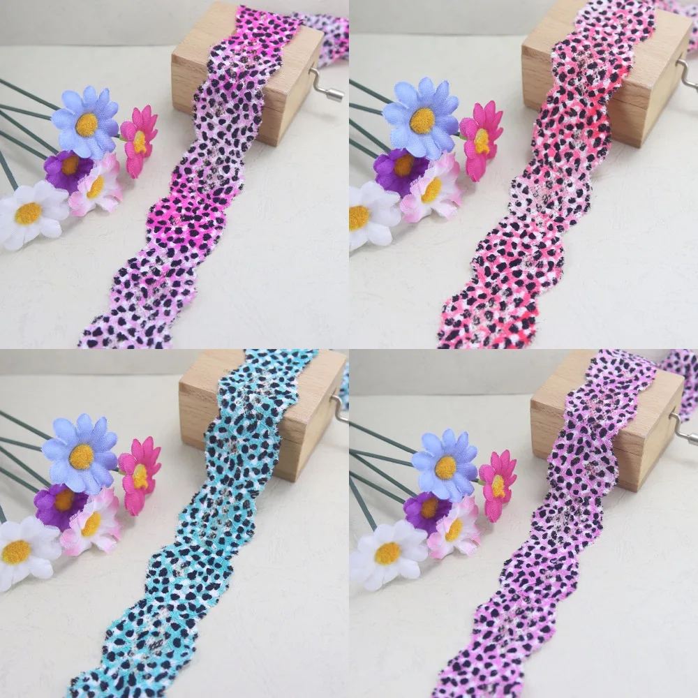 Leopard Point Elastic Stretch Lace Trim 34mm Width DIY Headband Craft Sewing/garment/clothes Elastic Lace
Leopard Point Elastic Stretch Lace Trim 34mm Width DIY Headband Craft Sewing/garment/clothes Elastic Lace