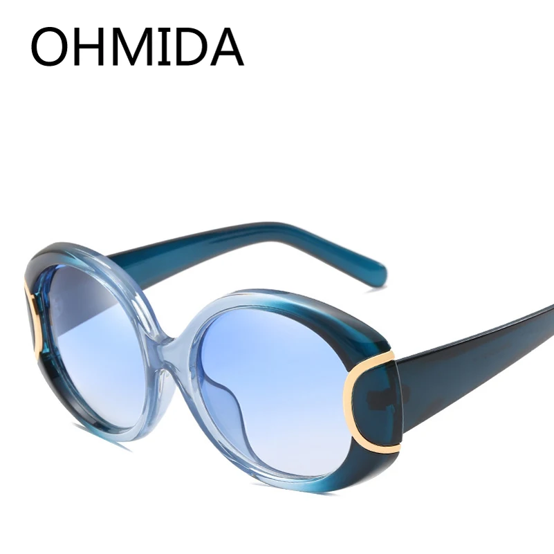 Высококачественные Овальные Солнцезащитные очки OHMIDA женские зеркальные