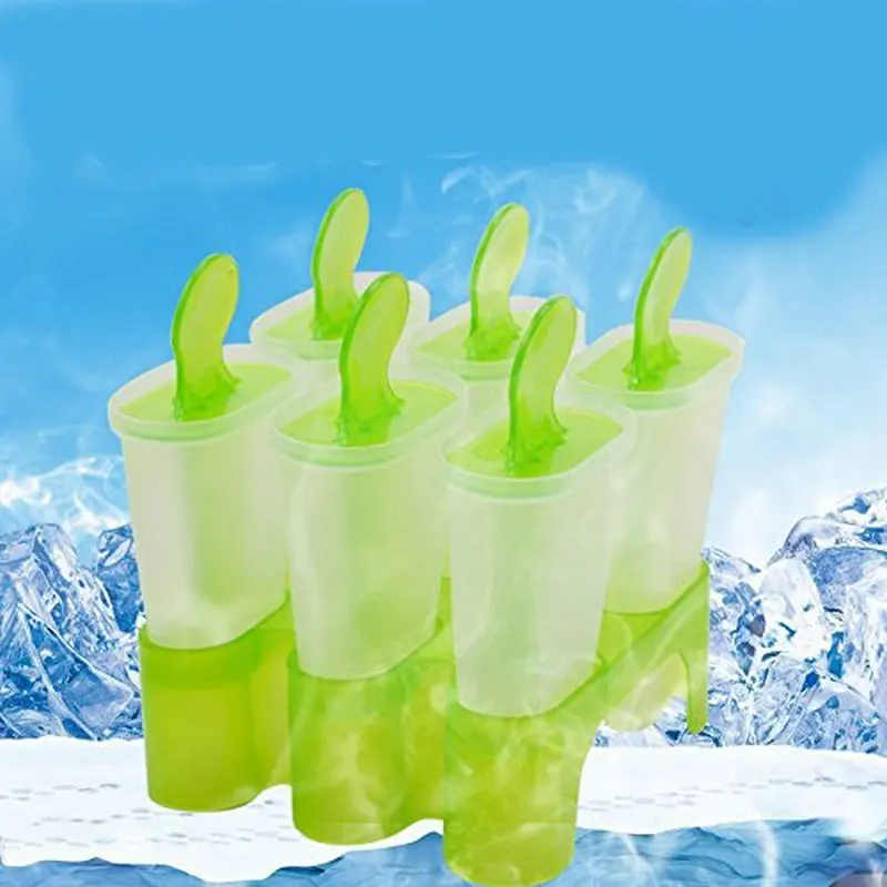 6 Cell мороженое плесень формы для мороженого объёмная форма льда Lolly чайник