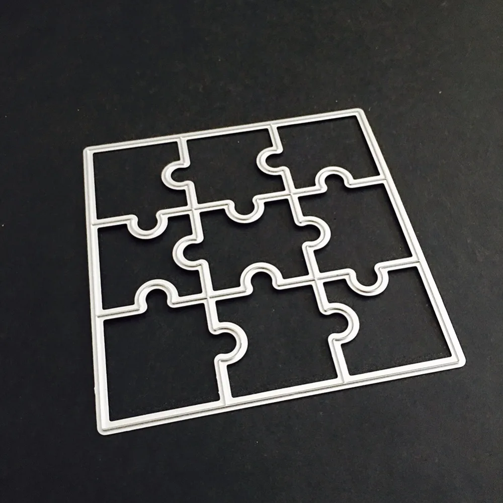 SCD202 Puzzle Metal Cutting Dies For Scrapbooking Stencils DIY Album Cards Decoration Embossing Folder Die Cutter Template Tools
SCD202 Puzzle Metal Cutting Dies For Scrapbooking Stencils DIY Album Cards Decoration Embossing Folder Die Cutter Template Tools