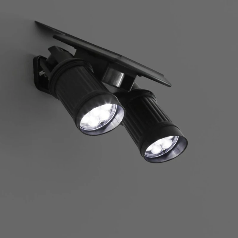Solar Powered Lights with Motion Sensor Lamp Dual Head Spotlight Led Solar Lamps 14LEDs Wall Light for Yard Garden Auto On/OFF
Solar Powered Lights with Motion Sensor Lamp Dual Head Spotlight Led Solar Lamps 14LEDs Wall Light for Yard Garden Auto On/OFF
