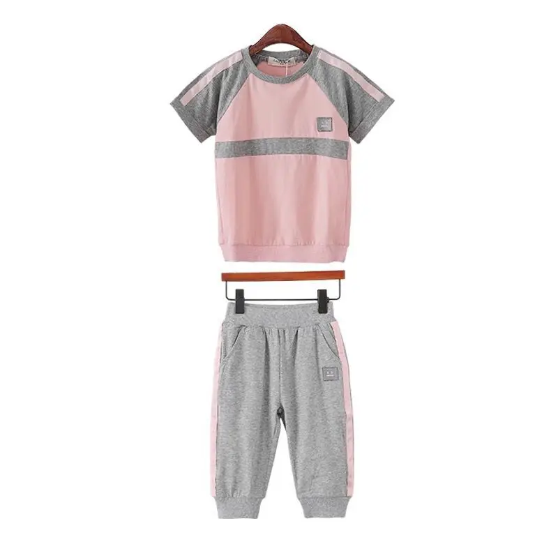 Girls' Sports Set 2018 New Summer Baby Girls Clothing Children's Short Sleeve Cotton Casual Two-piece Sportswear For Kids Suit
Girls' Sports Set 2018 New Summer Baby Girls Clothing Children's Short Sleeve Cotton Casual Two-piece Sportswear For Kids Suit