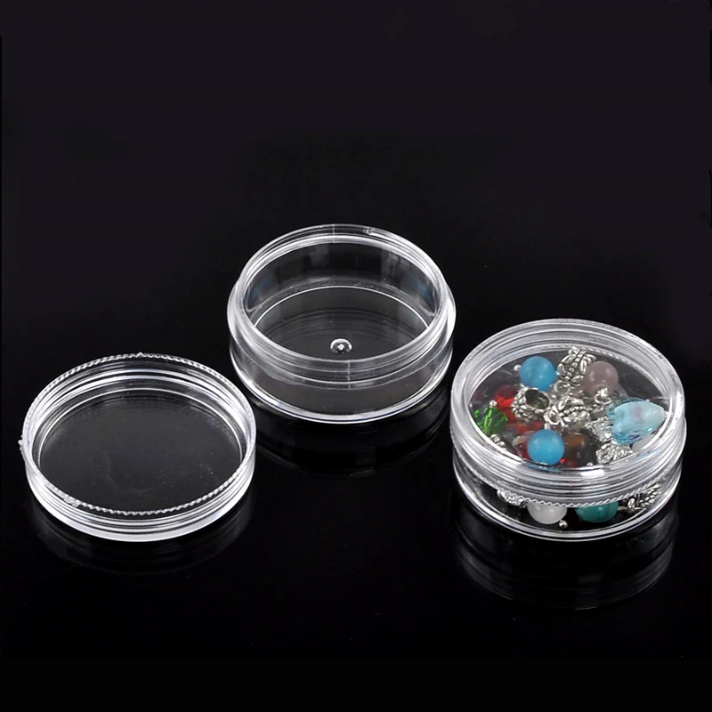 5Pcs Display Storage Boxes Transparent Round Plastic Container Carrying Case Beads Jewelry 5x5x2.1cm(2"x2"x7/8")
5Pcs Display Storage Boxes Transparent Round Plastic Container Carrying Case Beads Jewelry 5x5x2.1cm(2"x2"x7/8")