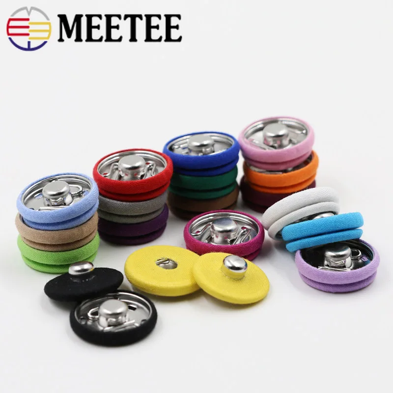 Meetee 20pcs 15-25cm Round Cloth Fabric Covered Snap Buttons Invisible Press Button DIY Coat Fasteners Buckle Sewing Accessories
Meetee 20pcs 15-25cm Round Cloth Fabric Covered Snap Buttons Invisible Press Button DIY Coat Fasteners Buckle Sewing Accessories