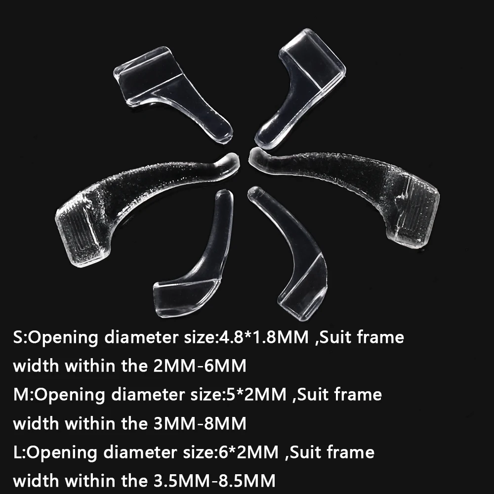 1pair High Quality Transparent Anti Slip Glasses Clear Silicone Ear Hooks Eyeglasses Grip Soft Light Temple Holder Accessories
1pair High Quality Transparent Anti Slip Glasses Clear Silicone Ear Hooks Eyeglasses Grip Soft Light Temple Holder Accessories