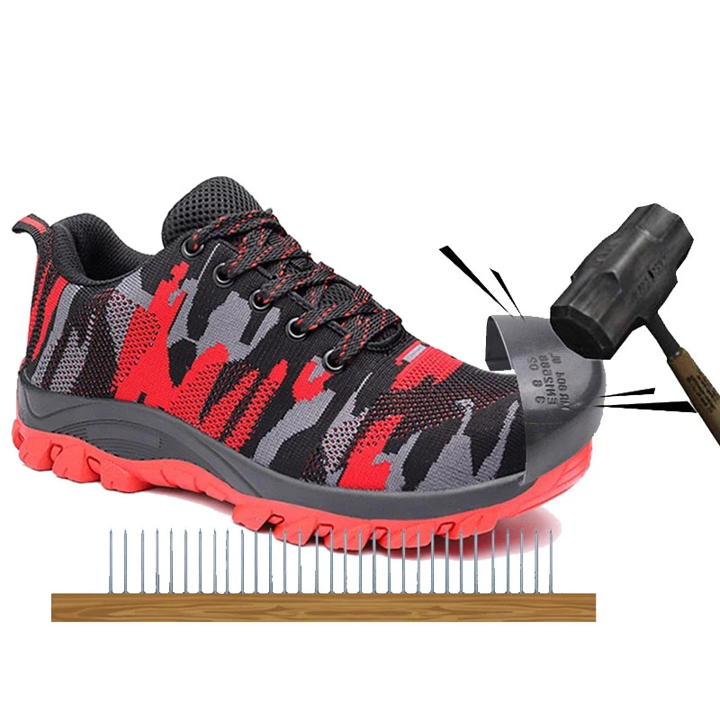 Outdoor Work Shoes Men Women Steel Toe Cap Anti-Puncture Work Safety Shoes Camouflage Breathable Plus Size Hiking Tactical Boots
Outdoor Work Shoes Men Women Steel Toe Cap Anti-Puncture Work Safety Shoes Camouflage Breathable Plus Size Hiking Tactical Boots