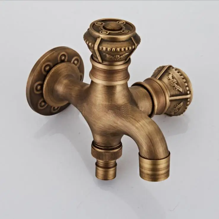 Luxury Antique Brass Garden faucet washing machine faucet copper bibcocks faucet ,Toilet tap, Double use Outdoor faucet
Luxury Antique Brass Garden faucet washing machine faucet copper bibcocks faucet ,Toilet tap, Double use Outdoor faucet