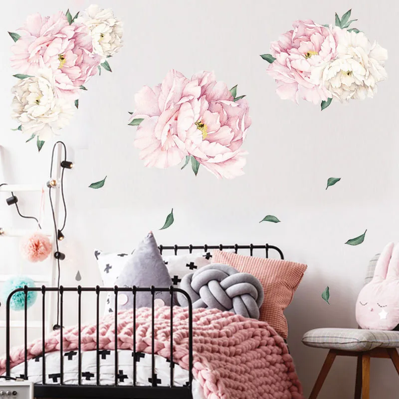 1PCS 3D Peony Wall Stickers For Living Room Bedroom Room Decals Rose Peony Mural Home Decoration Wallpaper 40*60CM
1PCS 3D Peony Wall Stickers For Living Room Bedroom Room Decals Rose Peony Mural Home Decoration Wallpaper 40*60CM