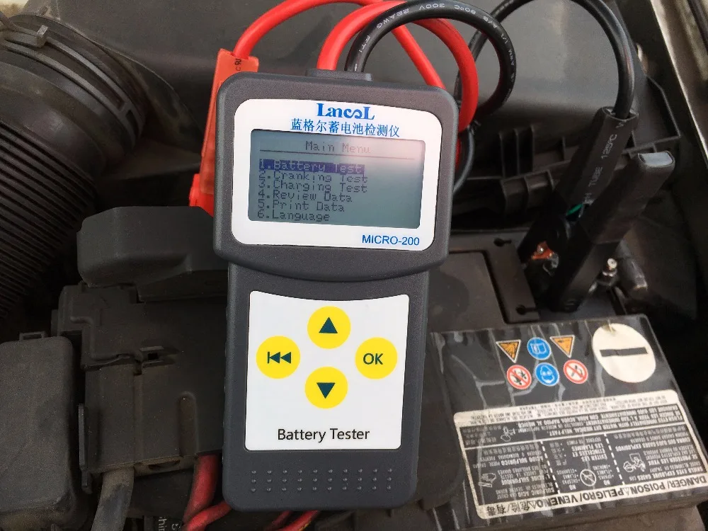LANCOL MICRO-200 Digital 12V CCA Car Battery Load Tester Battery Analyzer With Printing Function Car Bad Cells Diaglostic
LANCOL MICRO-200 Digital 12V CCA Car Battery Load Tester Battery Analyzer With Printing Function Car Bad Cells Diaglostic