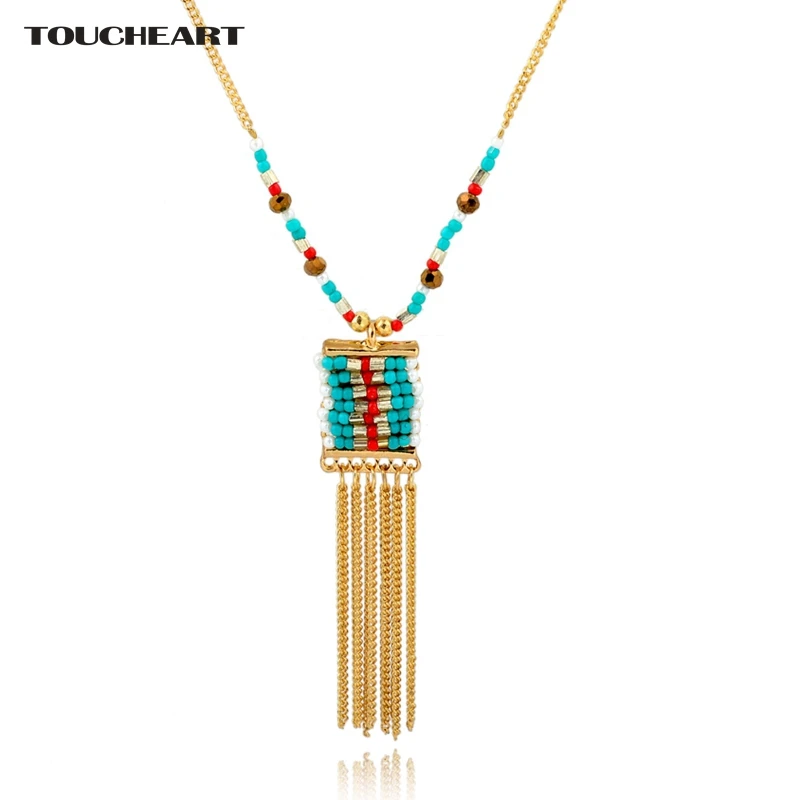 TOUCHEART Gold color tassel Necklaces for women best friend Long Beads Necklaces&Pendants Ethnic Jewelry accessories SNE150882
TOUCHEART Gold color tassel Necklaces for women best friend Long Beads Necklaces&Pendants Ethnic Jewelry accessories SNE150882