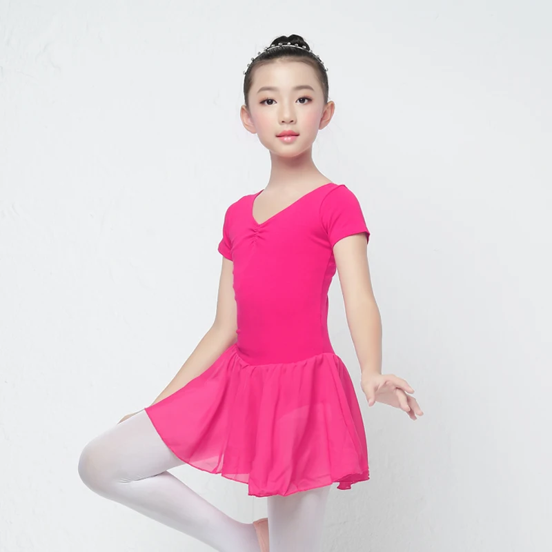 Балетное платье с длинным/коротким рукавом балетное трико для девочек детская