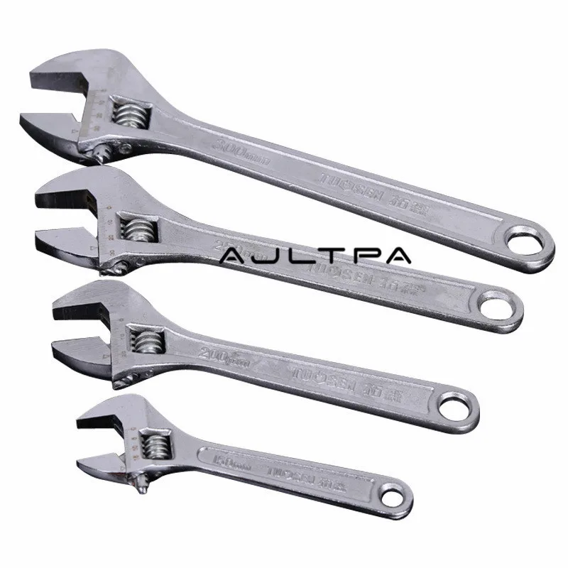 5Set 6" 8" 10" 12 Inch Active Opening Wrench Adjustable Universal Adjustable Wrench Repair Hand Tool
5Set 6" 8" 10" 12 Inch Active Opening Wrench Adjustable Universal Adjustable Wrench Repair Hand Tool