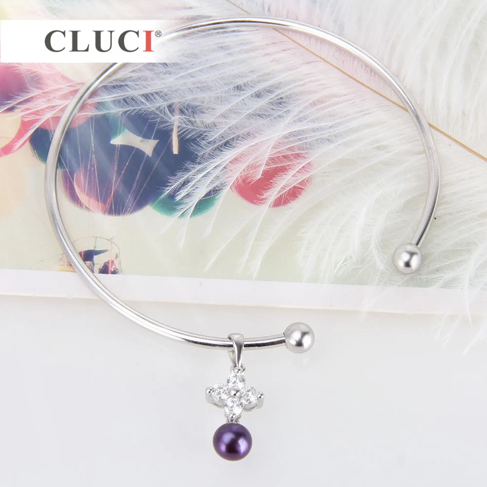 CLUCI 7mm Akoya Pearl Pendant 925 Sterling Silver DIY Pendant Fitting Fine Jewelry For Women no Include pearl and chain SP266SB
CLUCI 7mm Akoya Pearl Pendant 925 Sterling Silver DIY Pendant Fitting Fine Jewelry For Women no Include pearl and chain SP266SB