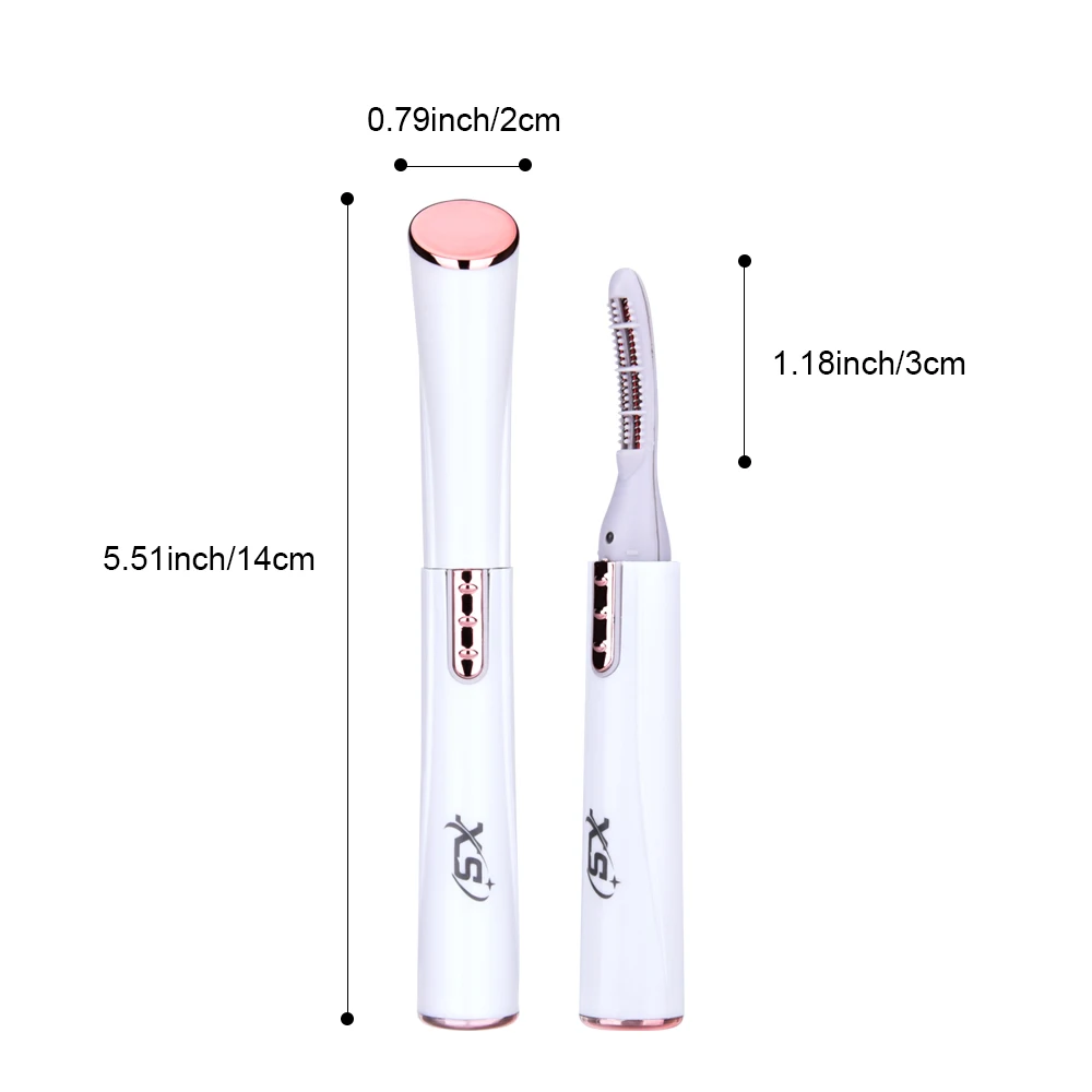 Portable Electric Heated Eyelash Curler Pen Curl Eyelashes Mascara Lash Long Lasting Curl Enhancer Women Eye Beauty Makeup Tool
Portable Electric Heated Eyelash Curler Pen Curl Eyelashes Mascara Lash Long Lasting Curl Enhancer Women Eye Beauty Makeup Tool