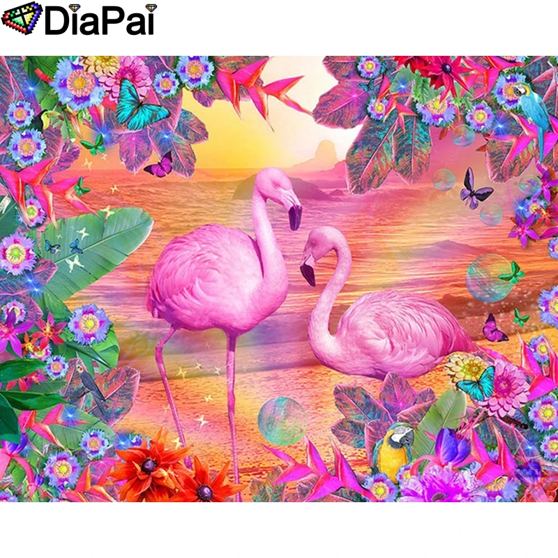 DIAPAI 5D DIY Diamond Painting 100% Full Square/Round Drill "Flamingo flower" Diamond Embroidery Cross Stitch 3D Decor A21683
DIAPAI 5D DIY Diamond Painting 100% Full Square/Round Drill "Flamingo flower" Diamond Embroidery Cross Stitch 3D Decor A21683