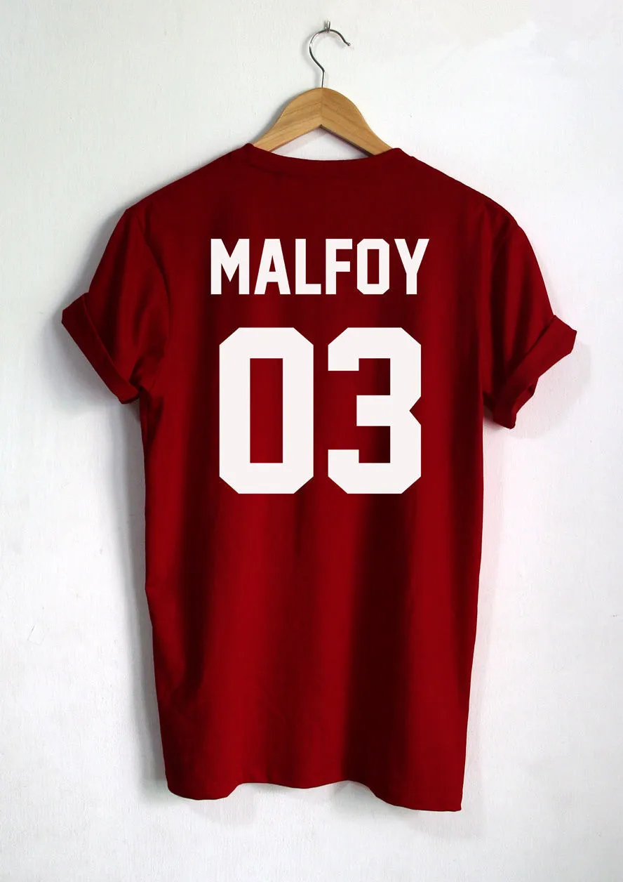 Draco Malfoy 03 футболка с буквенным принтом женская летние модные хипстерские Топы