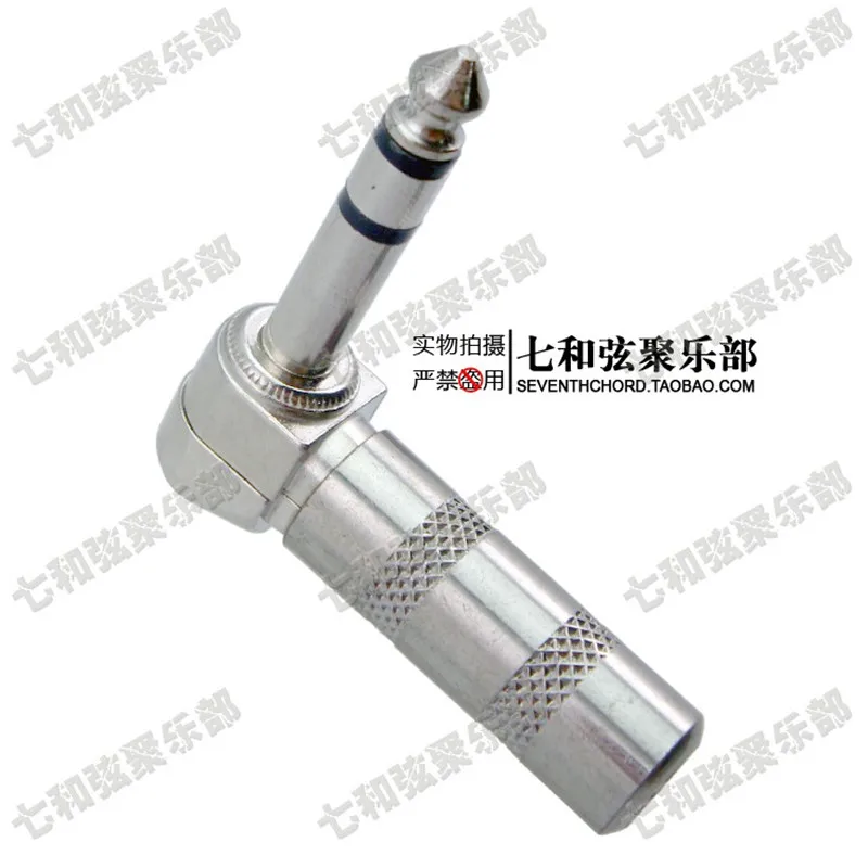 10Pcs/lot 6.35 mm 1/4 inch stereo Right Angle 90 Male Plug Microphone Audio Guitar Bass Cable Connector plug
10Pcs/lot 6.35 mm 1/4 inch stereo Right Angle 90 Male Plug Microphone Audio Guitar Bass Cable Connector plug