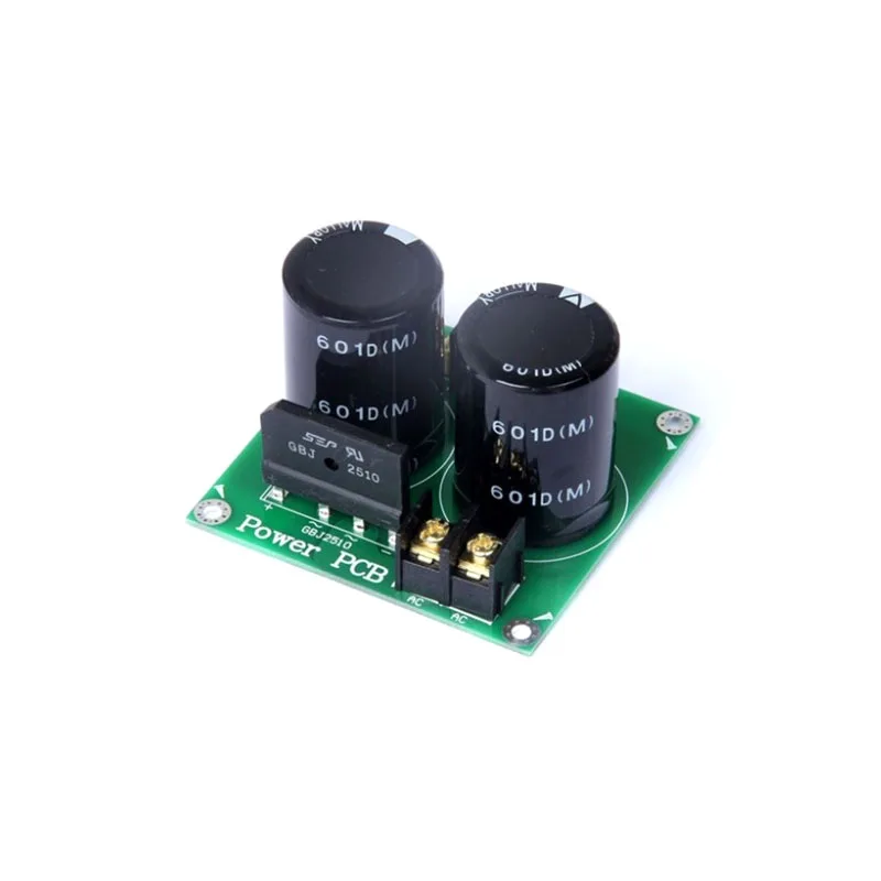 Single-group high-power amplifier rectifier filter power supply board (10000uf / 35V * 2) AC to DC finished board
Single-group high-power amplifier rectifier filter power supply board (10000uf / 35V * 2) AC to DC finished board