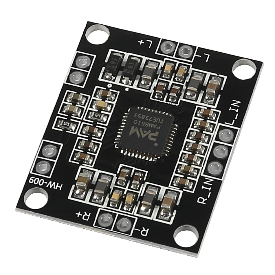 DC 6-12V PAM8610 2x15W Amplifier Board Digital Two-channel Stereo Power Amplifier Board Miniature With Switch Function
DC 6-12V PAM8610 2x15W Amplifier Board Digital Two-channel Stereo Power Amplifier Board Miniature With Switch Function