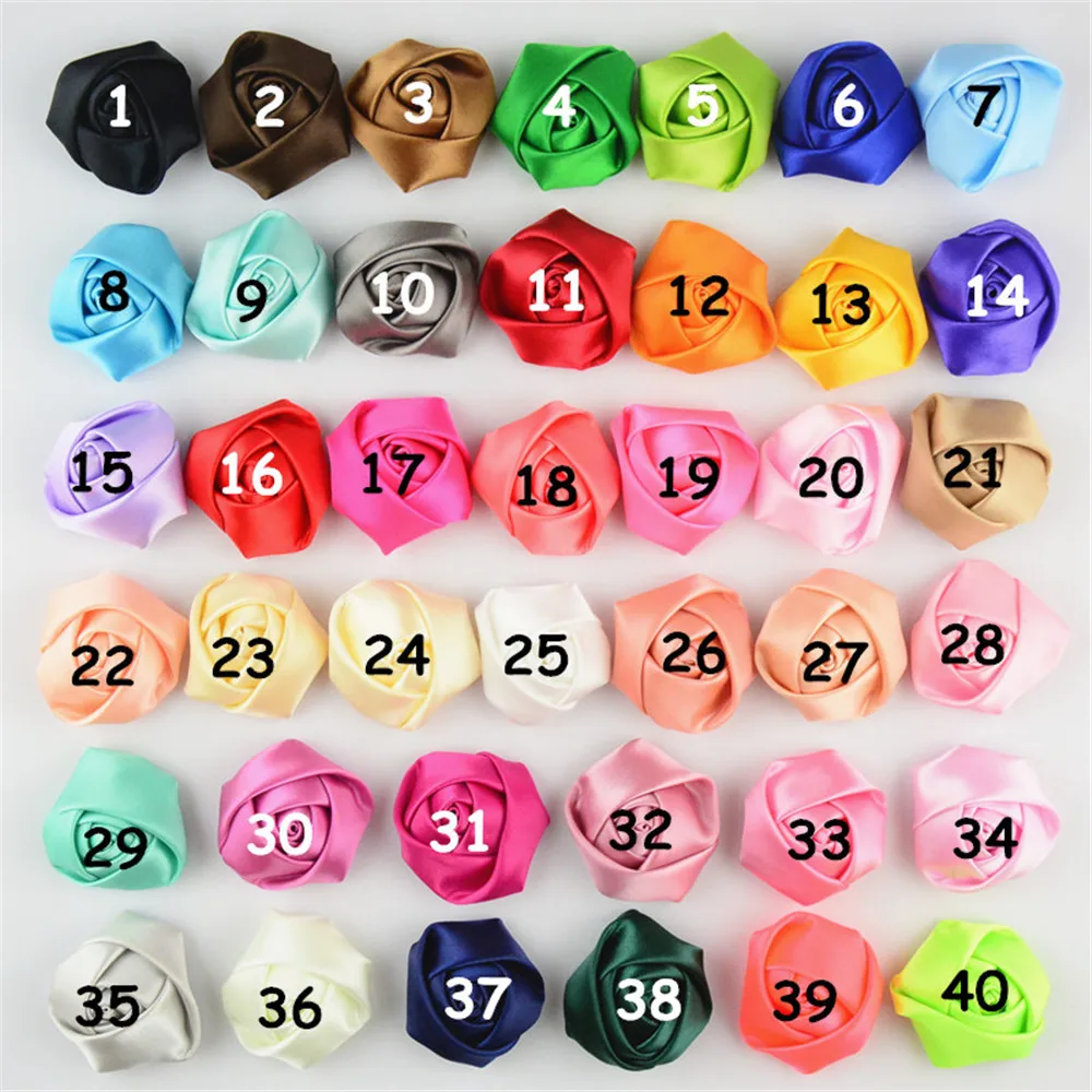 40pcs/lot 4 CM Mini Satin Flower Satin Ribbon Multilayers Flower Hair Flower 40 colors selection
40pcs/lot 4 CM Mini Satin Flower Satin Ribbon Multilayers Flower Hair Flower 40 colors selection