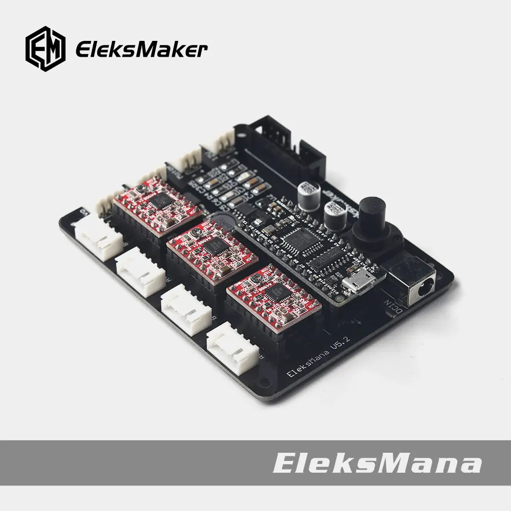 3-осевой Драйвер шагового двигателя EleksMaker Mana, плата контроллера для лазерного гравера «сделай сам»
3-осевой Драйвер шагового двигателя EleksMaker Mana, плата контроллера для лазерного гравера «сделай сам»