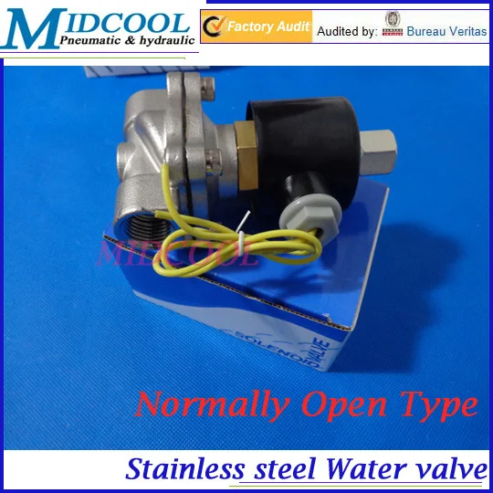 De agua valvula Normally Open Type 2-way 2S series ac220V 2S350-35 1 1/4" Stainless steel Solenoid Valve no for air water oil
De agua valvula Normally Open Type 2-way 2S series ac220V 2S350-35 1 1/4" Stainless steel Solenoid Valve no for air water oil