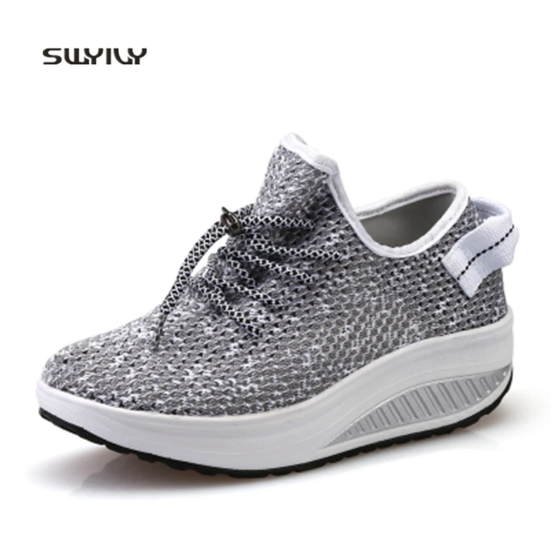 Кроссовки женские SWYIVY, дышащие, увеличивающие рост, без шнуровки, на платформе, 2018
Кроссовки женские SWYIVY, дышащие, увеличивающие рост, без шнуровки, на платформе, 2018