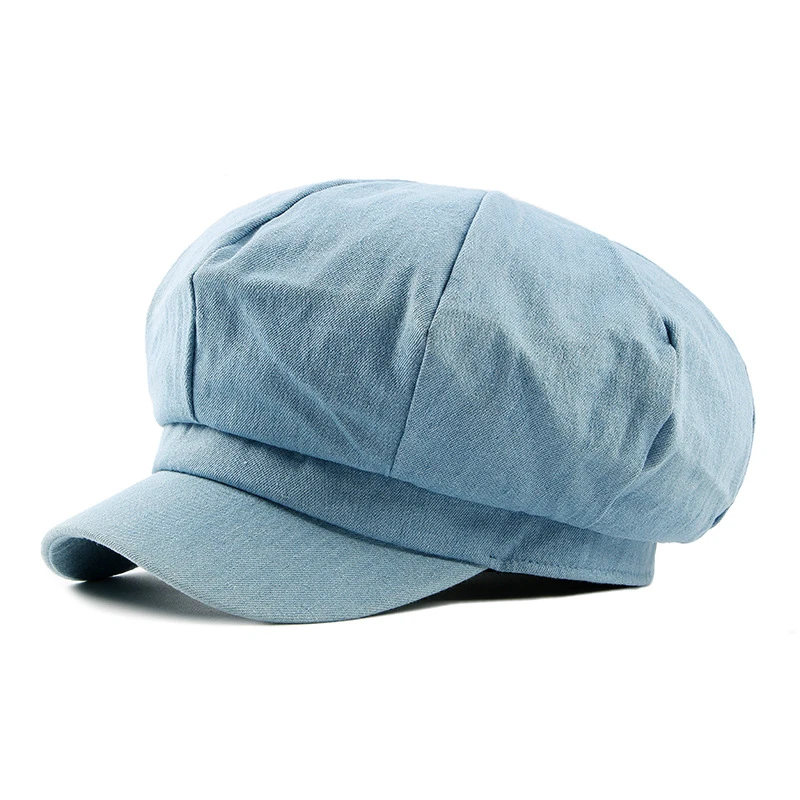 HT1618 Western Style Men Women Caps Hats Casual Solid Denim Flat Newsboy Caps Painter Artist Octagonal Beret Caps Retro Berets
HT1618 Western Style Men Women Caps Hats Casual Solid Denim Flat Newsboy Caps Painter Artist Octagonal Beret Caps Retro Berets