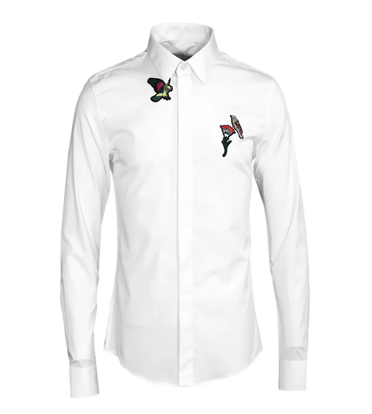 new Pure Hand Beaded Hand-painted Decoration Men Wholesale Casual Shirts high quality Single Breasted long sleeve size M-4XL
new Pure Hand Beaded Hand-painted Decoration Men Wholesale Casual Shirts high quality Single Breasted long sleeve size M-4XL