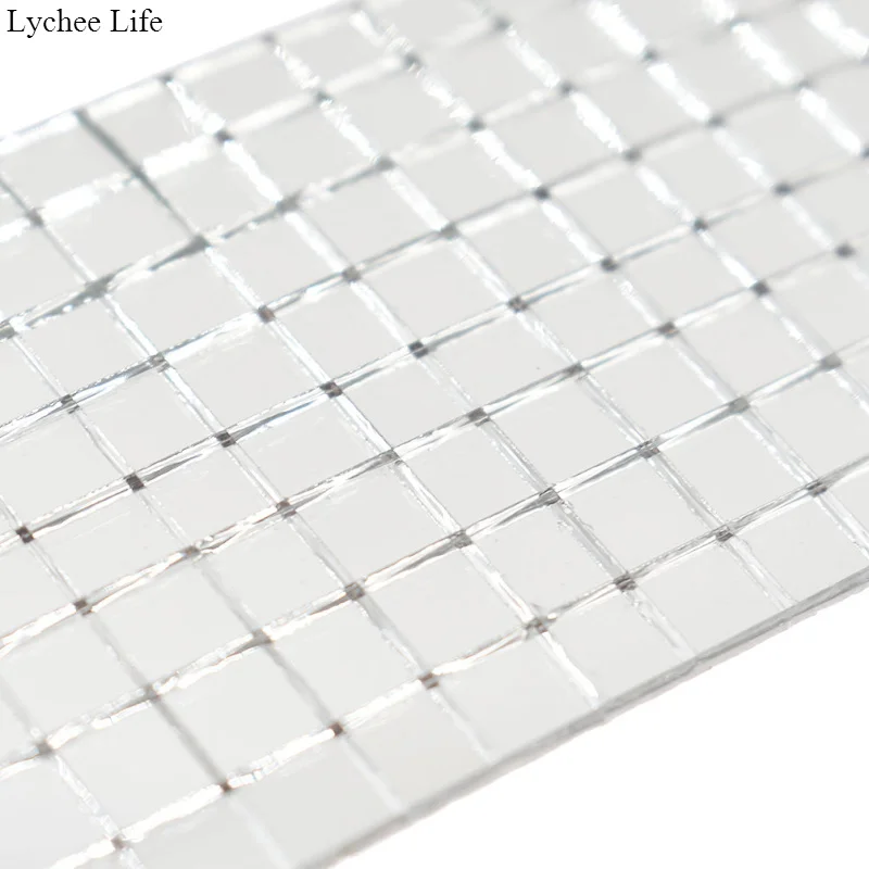 Lychee Life Self-Adhesive Glass Craft Mini Square Mirrors Mosaic Tiles For DIY Hand Crafts Home Decoration
Lychee Life Self-Adhesive Glass Craft Mini Square Mirrors Mosaic Tiles For DIY Hand Crafts Home Decoration