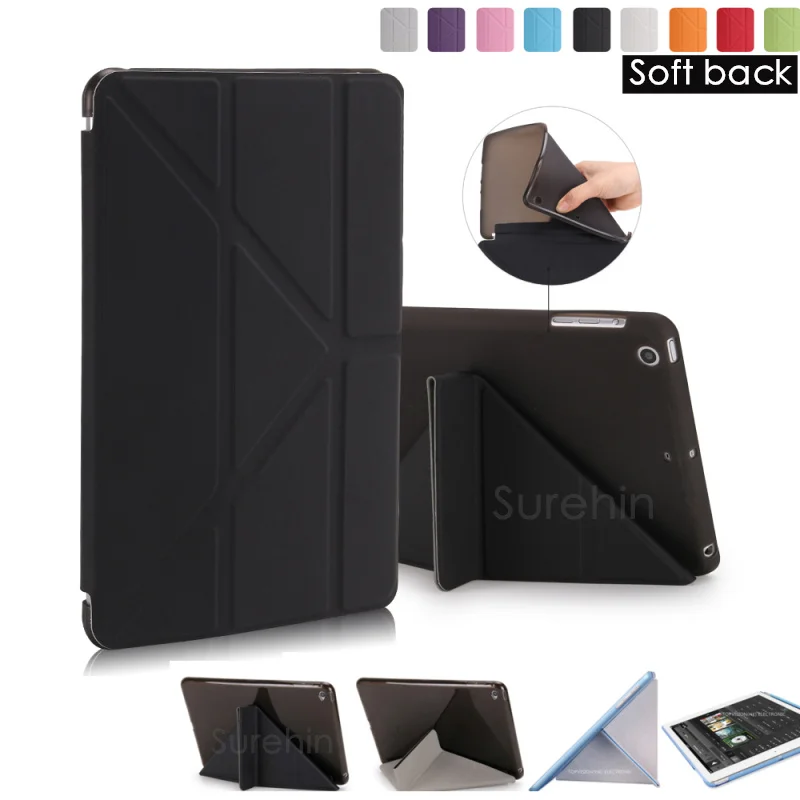 SUREH flexibl TPU soft back leather magnetic smart silicone case for apple ipad air 2 1 cover 6 stand flip slim thin skin shell
SUREH flexibl TPU soft back leather magnetic smart silicone case for apple ipad air 2 1 cover 6 stand flip slim thin skin shell