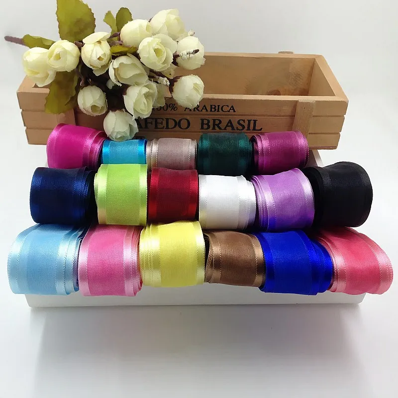 5m/lot 2.5cm Silk Tulle Organza Ribbon For Gift Cake Balloon Packaging Wedding Birthday Party Decor Crafts Packing Supplies
5m/lot 2.5cm Silk Tulle Organza Ribbon For Gift Cake Balloon Packaging Wedding Birthday Party Decor Crafts Packing Supplies