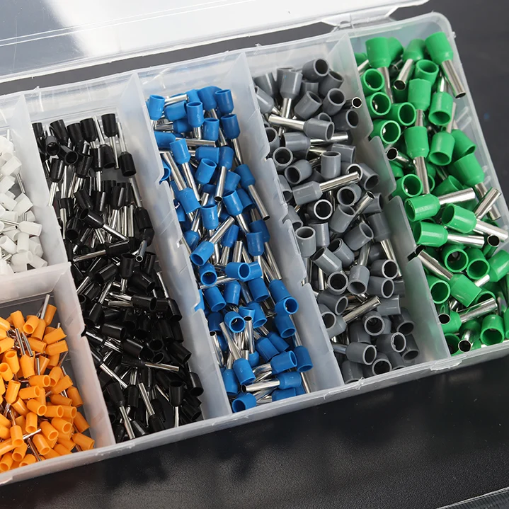 800 шт. Электрический Bootlace Ferrules Kit кабельный провод медные обжимные клеммы |