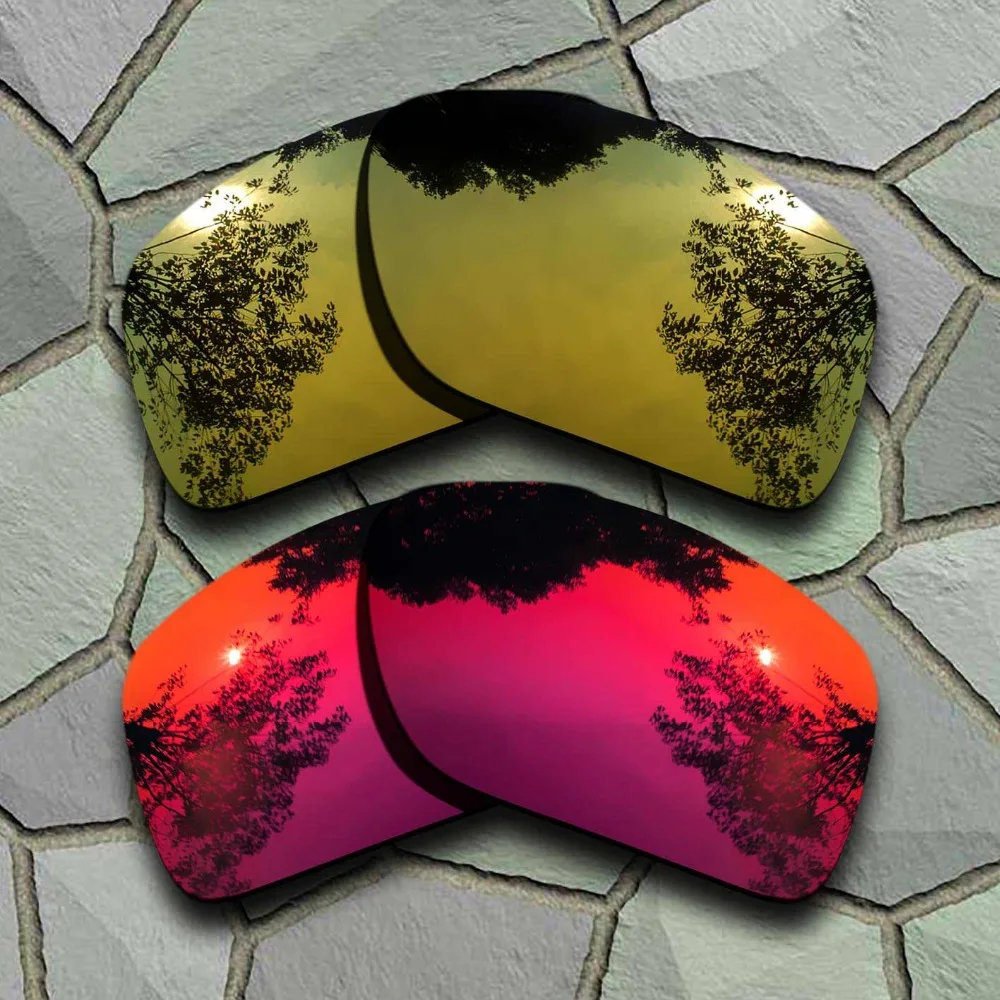 Yellow Golden&Violet Red Sunglasses Polarized Replacement Lenses for Oakley Big Taco
Yellow Golden&Violet Red Sunglasses Polarized Replacement Lenses for Oakley Big Taco