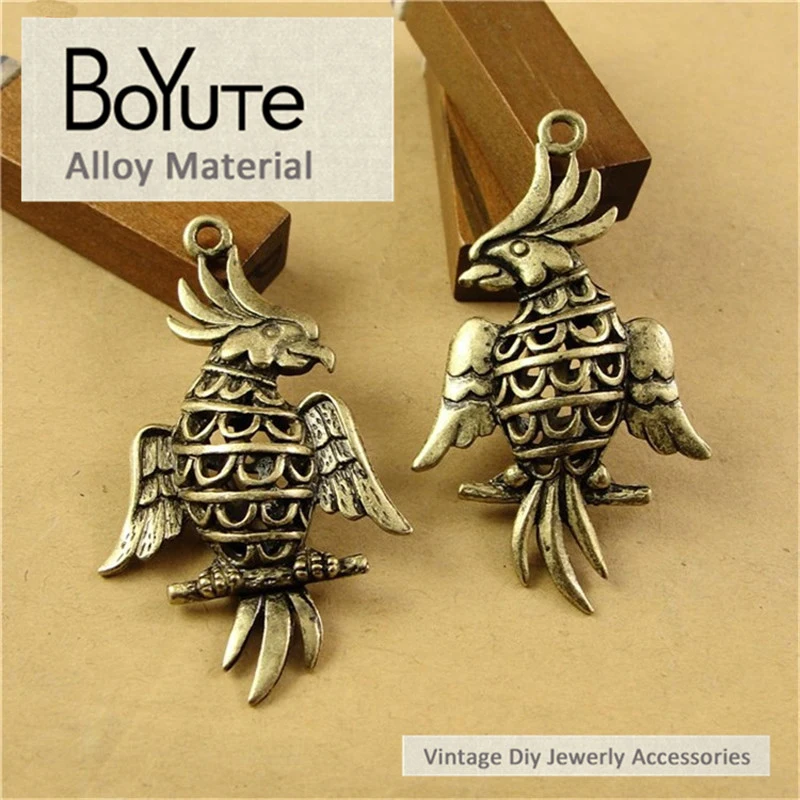 BoYuTe (10 Pieces/Lot) 48*28MM Antique Bronze Plated Zinc Alloy Materials Hollow Pendant Birds Jewelry Components
BoYuTe (10 Pieces/Lot) 48*28MM Antique Bronze Plated Zinc Alloy Materials Hollow Pendant Birds Jewelry Components