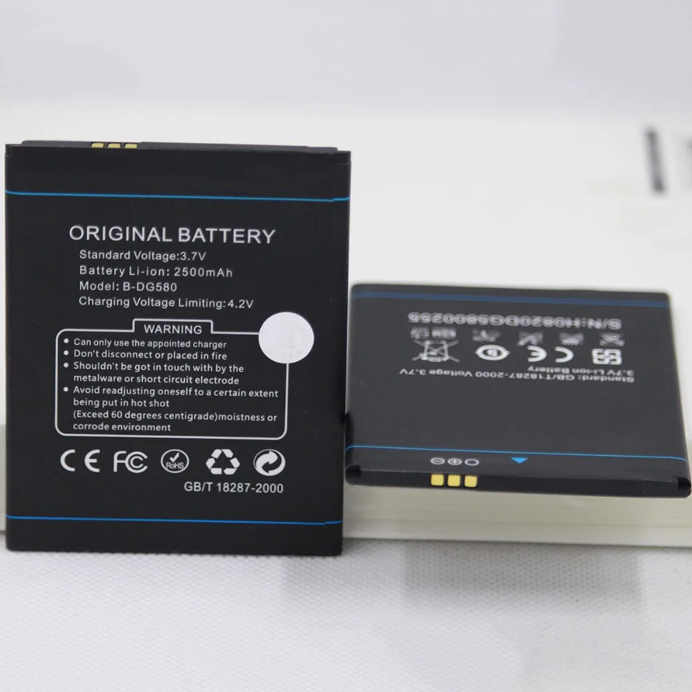 20pcs/lot B-DG580 Internal Phone Battery For DOOGEE KISSME DG580 3.7V 2500mAh B DG580 lithium CellPhone replace Battery
20pcs/lot B-DG580 Internal Phone Battery For DOOGEE KISSME DG580 3.7V 2500mAh B DG580 lithium CellPhone replace Battery