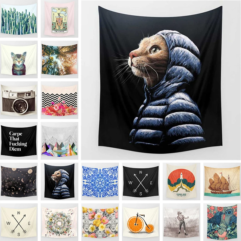 Tapestry Printed Cat Home Decor Wall Hanging Popular Handicrafts Wall Hanging Bed Cover Blanket Table Cloth Yoga Mat Gifts
Tapestry Printed Cat Home Decor Wall Hanging Popular Handicrafts Wall Hanging Bed Cover Blanket Table Cloth Yoga Mat Gifts