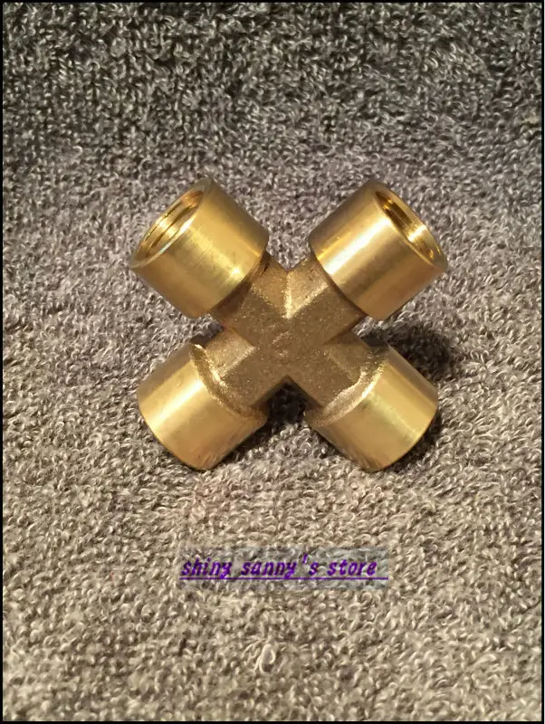 2Pcs/Lot 4 ways 1/4" BSP Cross Female Connection Pipe Brass Coupler Adapter Brand New
2Pcs/Lot 4 ways 1/4" BSP Cross Female Connection Pipe Brass Coupler Adapter Brand New