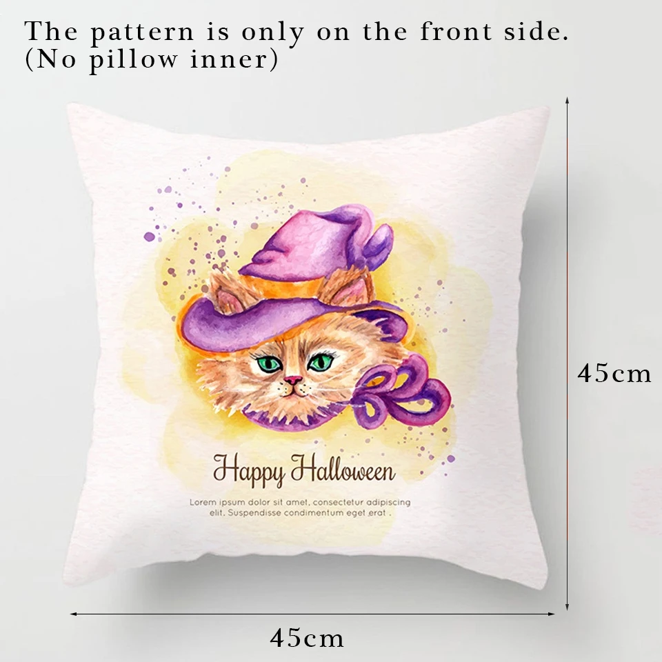 Tronzo Halloween Pillowcase 45x45cm Happy Halloween Party Decoration Pumpkin Skull Trick or Treat Pillow Covers Party Supplies
Tronzo Halloween Pillowcase 45x45cm Happy Halloween Party Decoration Pumpkin Skull Trick or Treat Pillow Covers Party Supplies