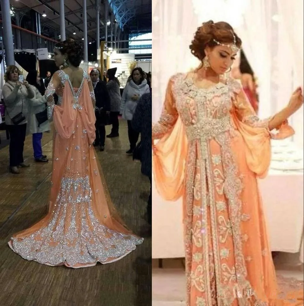 Orange Muslim Evening Dresses A-line Long Sleeves Chiffon Applique Kaftan Dubai Saudi Arabic Long Evening Gown Prom Dresses
Orange Muslim Evening Dresses A-line Long Sleeves Chiffon Applique Kaftan Dubai Saudi Arabic Long Evening Gown Prom Dresses