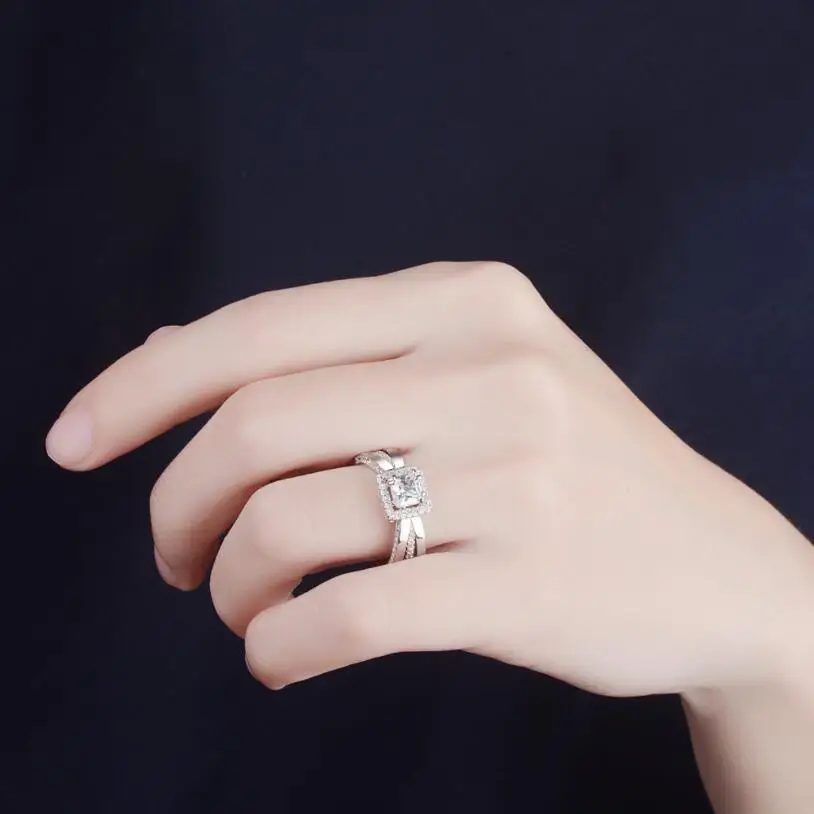 Kuziduocai New Fashion Jewelry Zircon Square Stainless Steel Prominent Wedding Bride Party Rings For Women Anillos Mujer R-426
Kuziduocai New Fashion Jewelry Zircon Square Stainless Steel Prominent Wedding Bride Party Rings For Women Anillos Mujer R-426