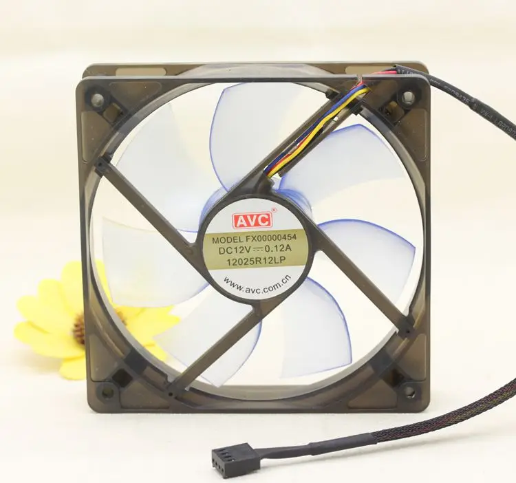AVC FX00000454 12025R12LP 12025 120x120x25mm 12cm DC 12V 0.12A PWM computer pc case cpu cooler Cooling Fan
AVC FX00000454 12025R12LP 12025 120x120x25mm 12cm DC 12V 0.12A PWM computer pc case cpu cooler Cooling Fan