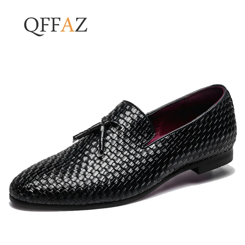 QFFAZ Brand Men Shoes 2021 New Breathable Comfortable Men Loafers Luxury Tassel Weave Men's Flats Men Casual Shoes Big Size 48
QFFAZ Brand Men Shoes 2021 New Breathable Comfortable Men Loafers Luxury Tassel Weave Men's Flats Men Casual Shoes Big Size 48
