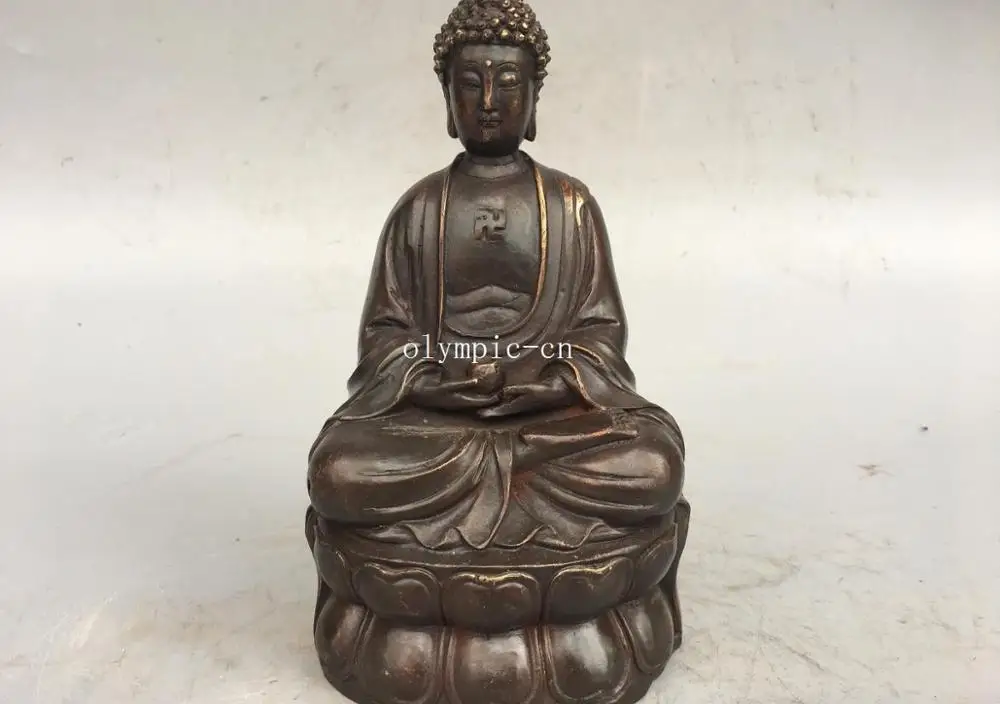 8'' copper bronze carved buddhism Bhaisajyaguru Sakyamuni Medicine Buddha statue
8'' copper bronze carved buddhism Bhaisajyaguru Sakyamuni Medicine Buddha statue