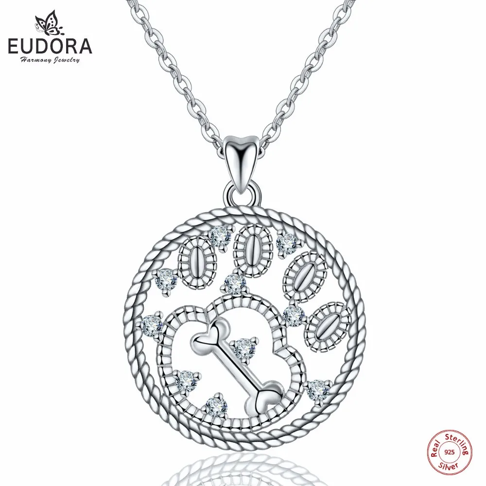 Sterling Silver Necklace Pet Pendant with Crystal and 18inch Silver Chian for Women Fashion Jewelry Collar bijoux en argent
Sterling Silver Necklace Pet Pendant with Crystal and 18inch Silver Chian for Women Fashion Jewelry Collar bijoux en argent